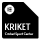 Kriket - Cricket Sport Elementor Template Kit - ThemeForest Item for Sale